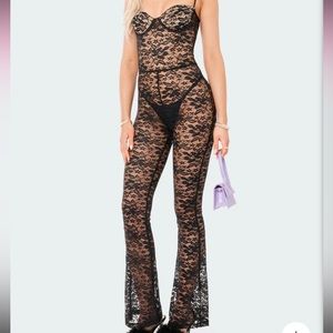 Brand new lace jumpsuit
